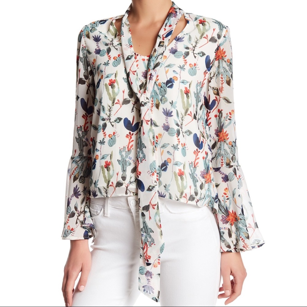 Walter Baker Cactus Blouse - Picture 3 of 7